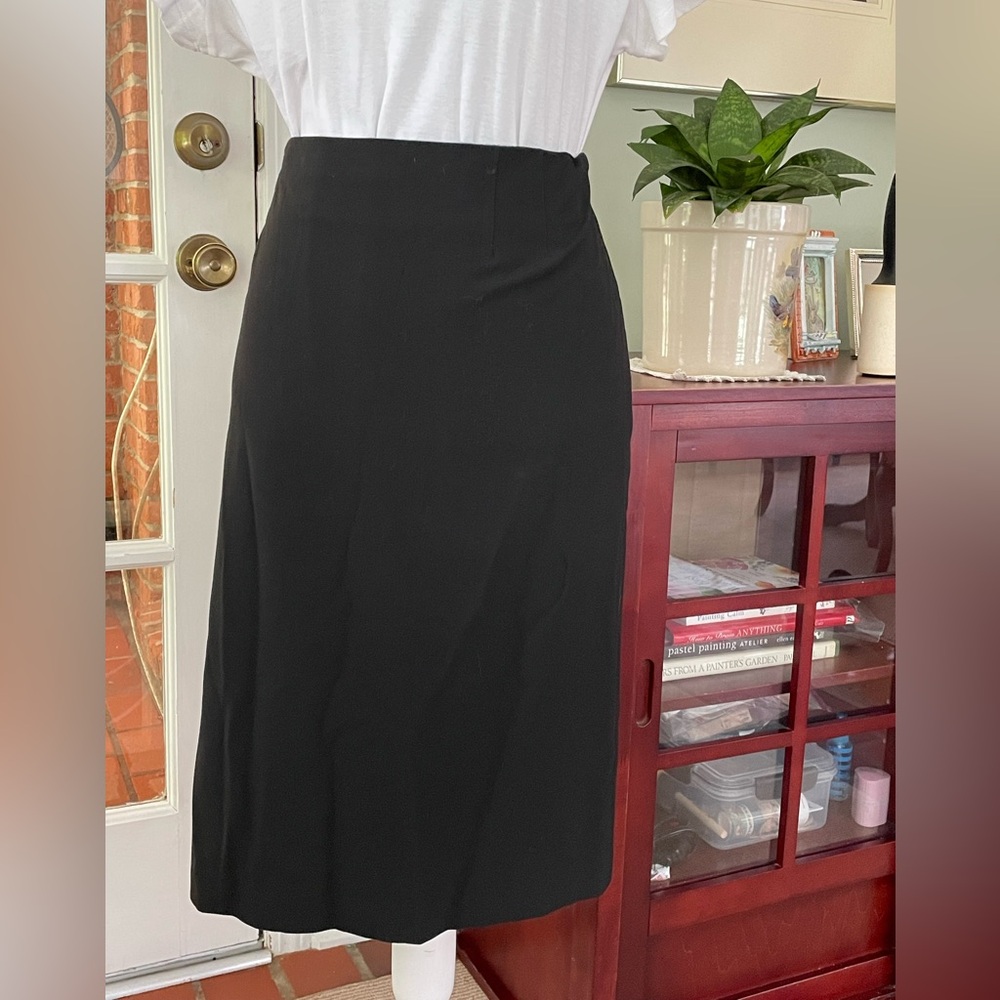 A/LINE BLACK PENCIL SKIRT - P.T.